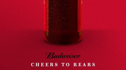 budweiser cheers to rears