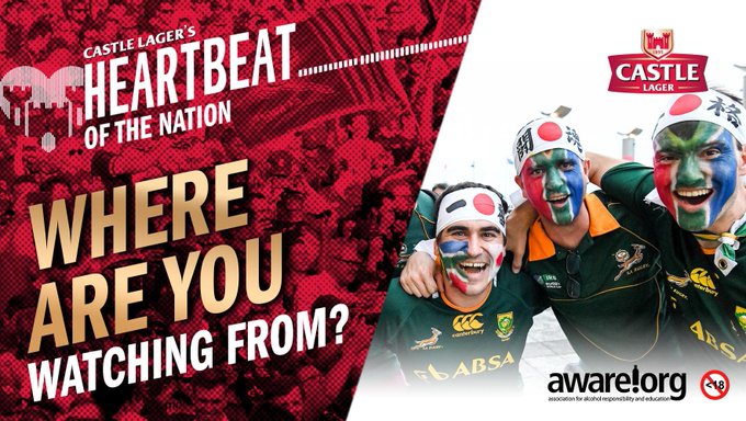 castle lager aware rwc 2109