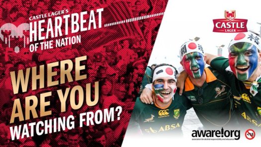 castle lager aware rwc 2109